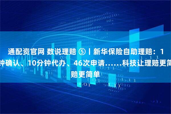 通配资官网 数说理赔 ⑤丨新华保险自助理赔：1分钟确认、10分钟代办、46次申请……科技让理赔更简单